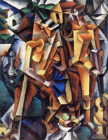 Lyubov Popova Composition with figures