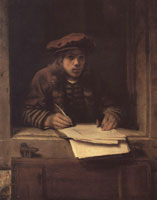 Samuel van Hoogstraten Self-portrait