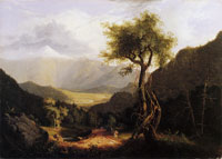 Thomas Cole View in the White Mountains