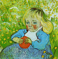Vincent van Gogh Child with an Orange