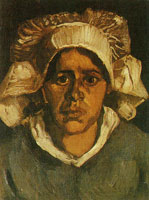 Vincent van Gogh Gordina de Groot, head