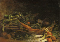 Vincent van Gogh Still life with a basket of vegetables