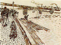 Vincent van Gogh The Trinquetaille bridge