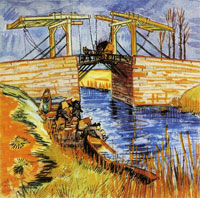Vincent van Gogh The Langlois Bridge near Arles