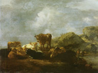 Willem Romeijn Resting Cattle