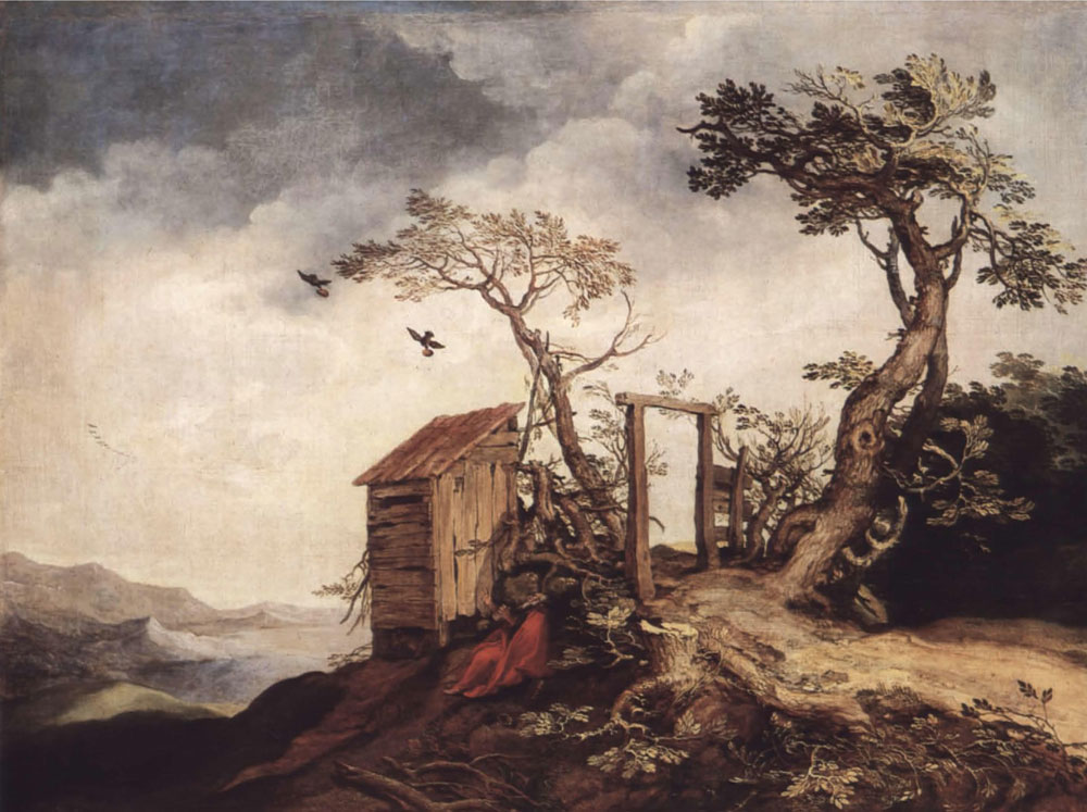 Abraham Bloemaert - Landscape with the Prophet Elijah in the Desert