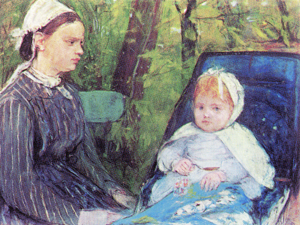 Berthe Morisot - Nurse and baby