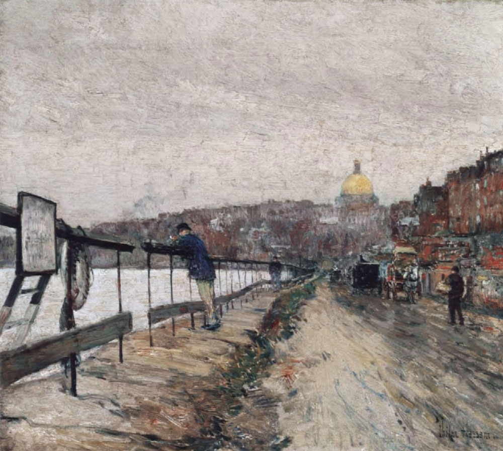 Childe Hassam - Charles River and Beacon Hill