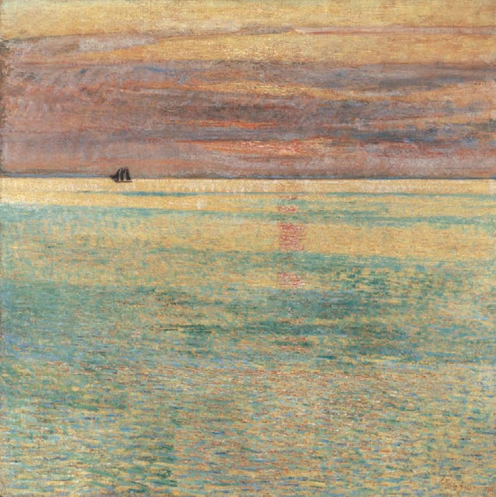 Childe Hassam - Sunset at Sea