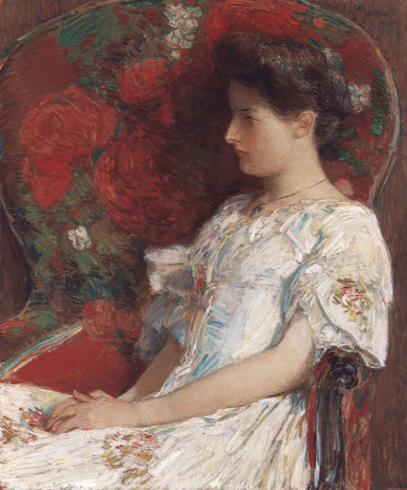 Childe Hassam - The Victorian chair