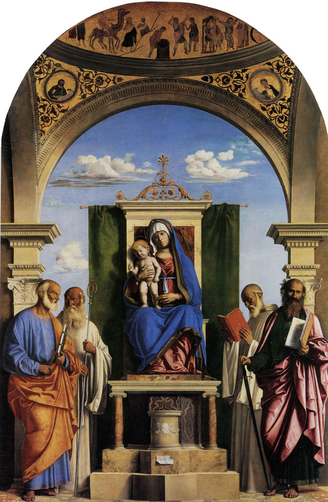 Cima da Conegliano - Madonna and Child Enthroned with Saints