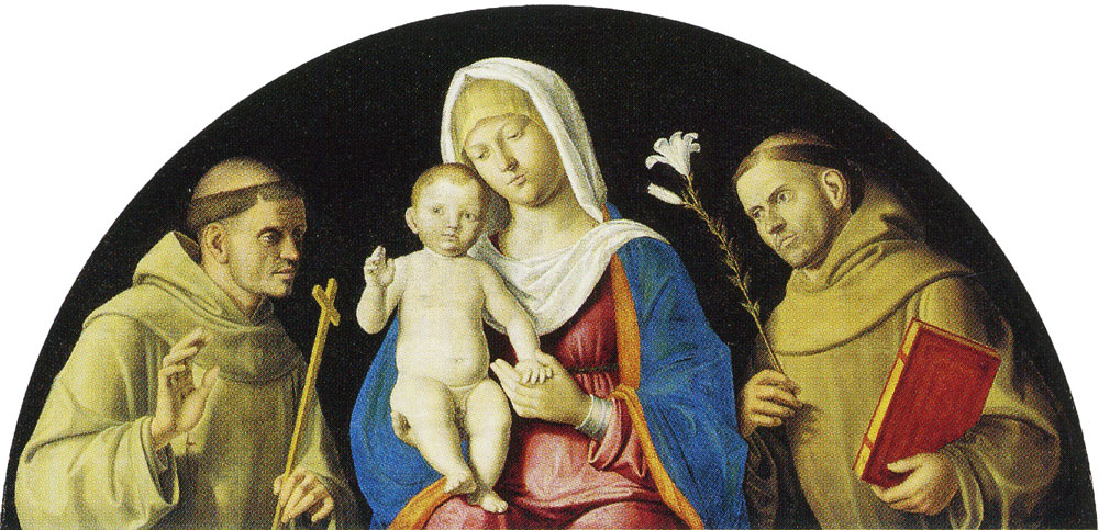 Cima da Conegliano - The Virgin and Child with Saints Francis and Anthony of Padua