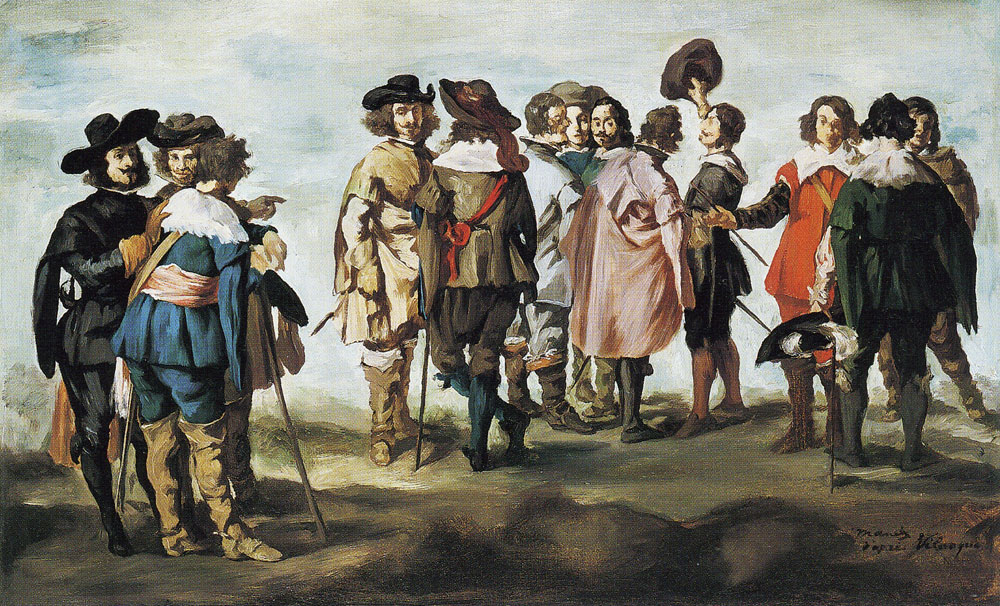 Edouard Manet after Diego Velazquez - The Little Cavaliers