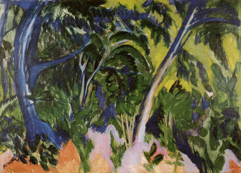 Ernst Ludwig Kirchner - Forest by the Sea