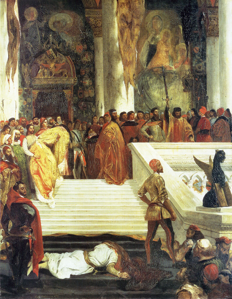 Eugene Delacroix - The Execution of the Doge Marino Faliero