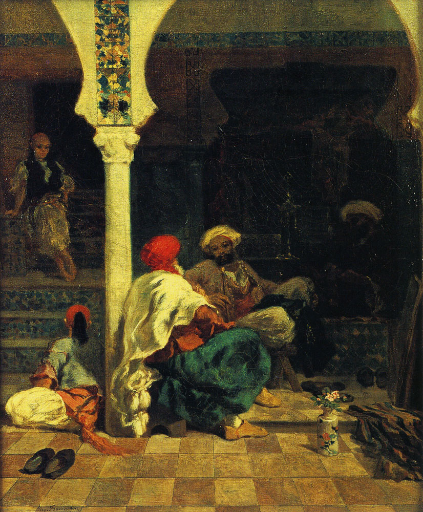 Eugene Fromentin - Tailors in front of the mosque