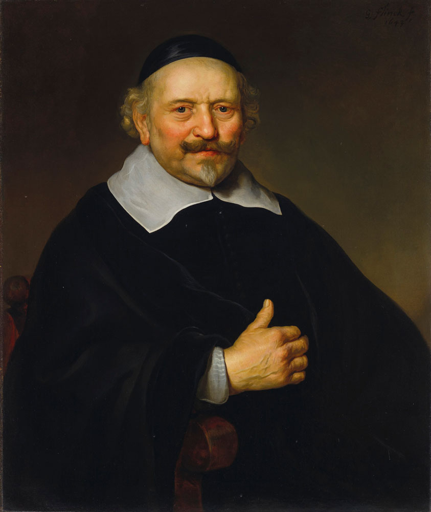 Govert Flinck - Portrait of a Man, possibly Pieter Wttenbogaert