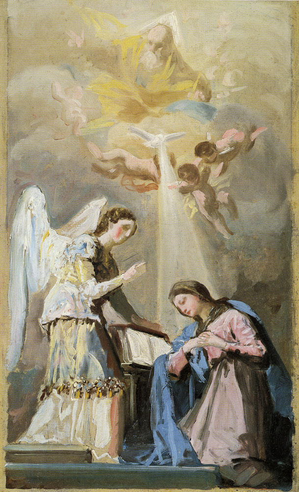 Francisco Goya - Sketch for The Annunciation