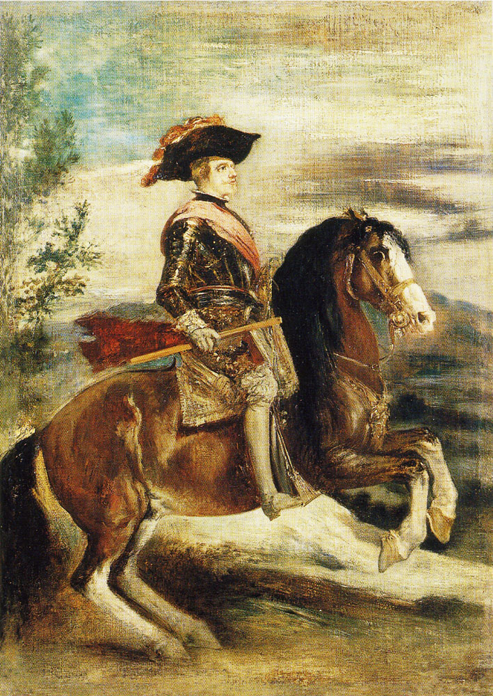 Gustave Moreau after Diego Velazquez - Philip IV on Horseback