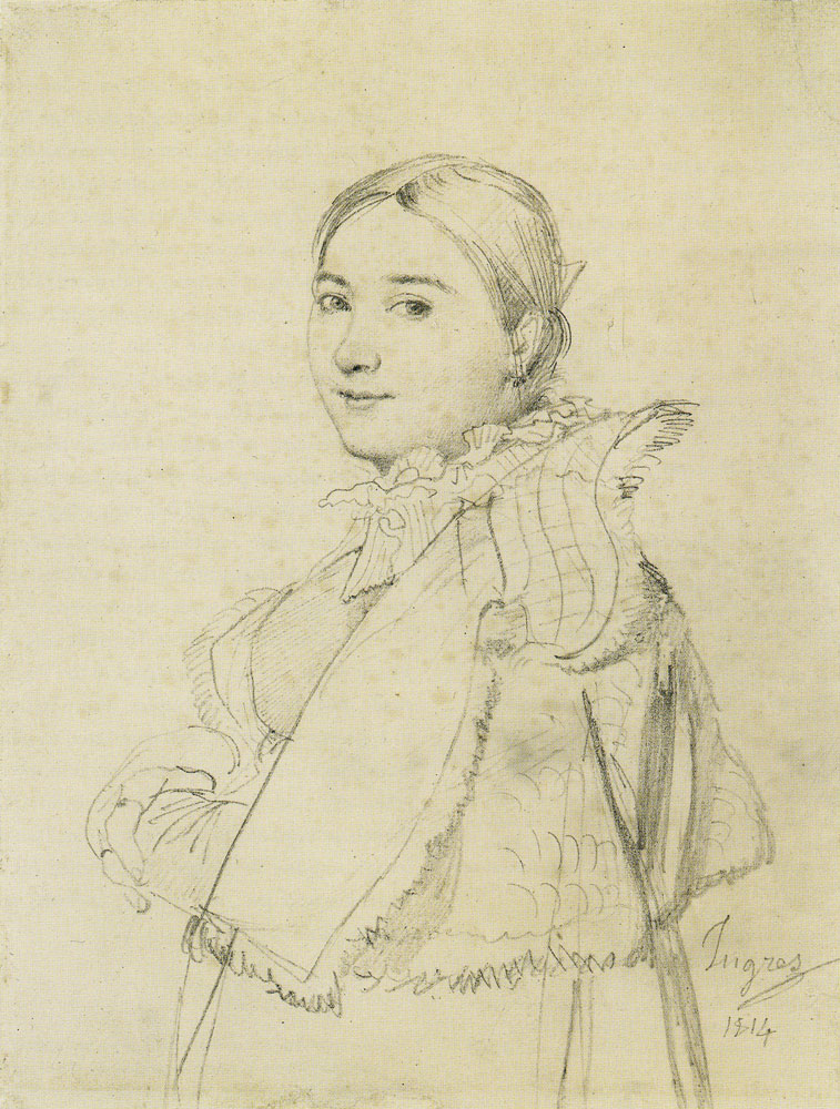 Jean Auguste Dominique Ingres - Madame Jean-Auguste-Dominique Ingres, née Madeleine Chapelle