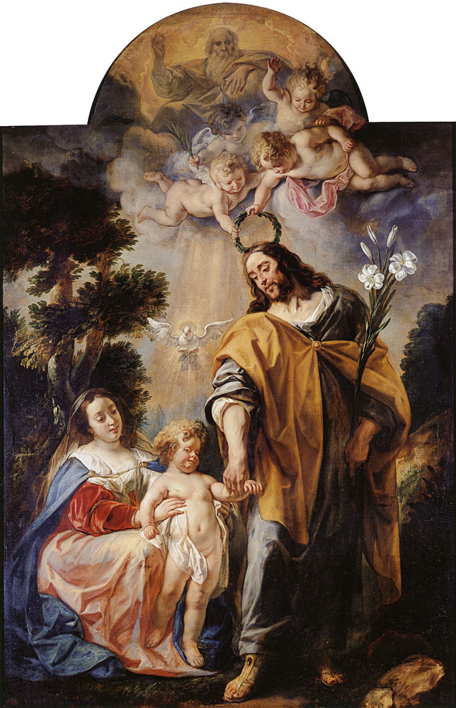 Jacob Jordaens - The coronation of Saint Joseph