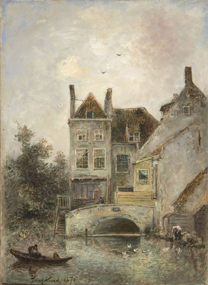 Johan Barthold Jongkind - The Artist's House in Maassluis