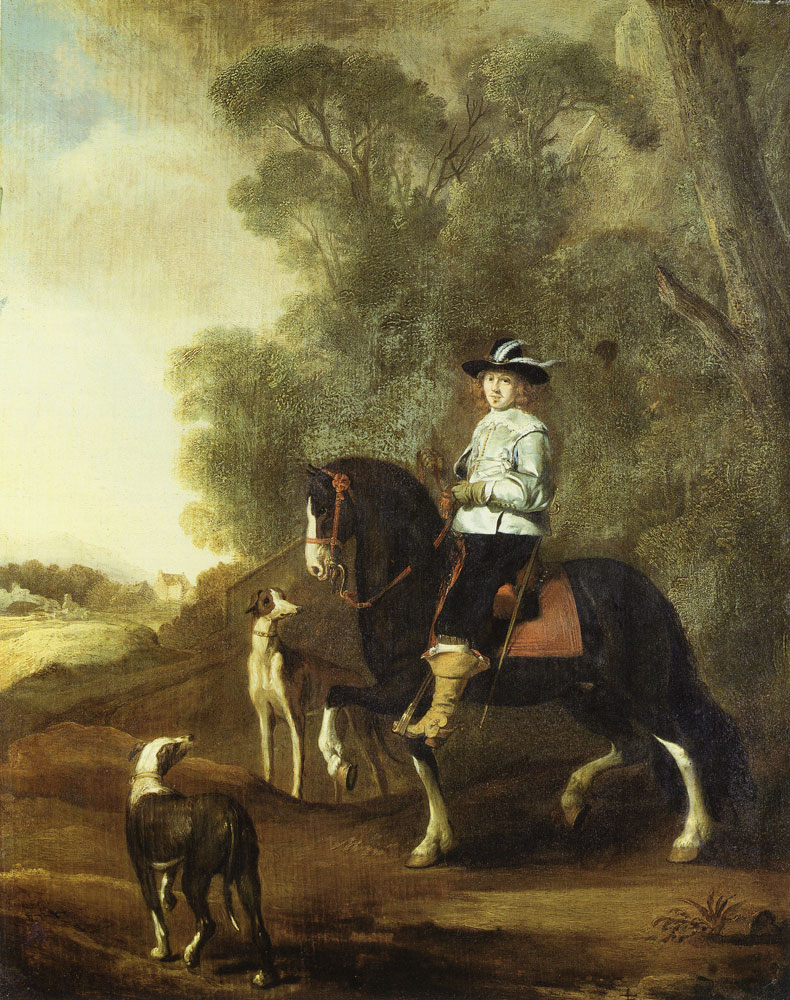 Manner of Thomas de Keyser - Portrait of a horseman