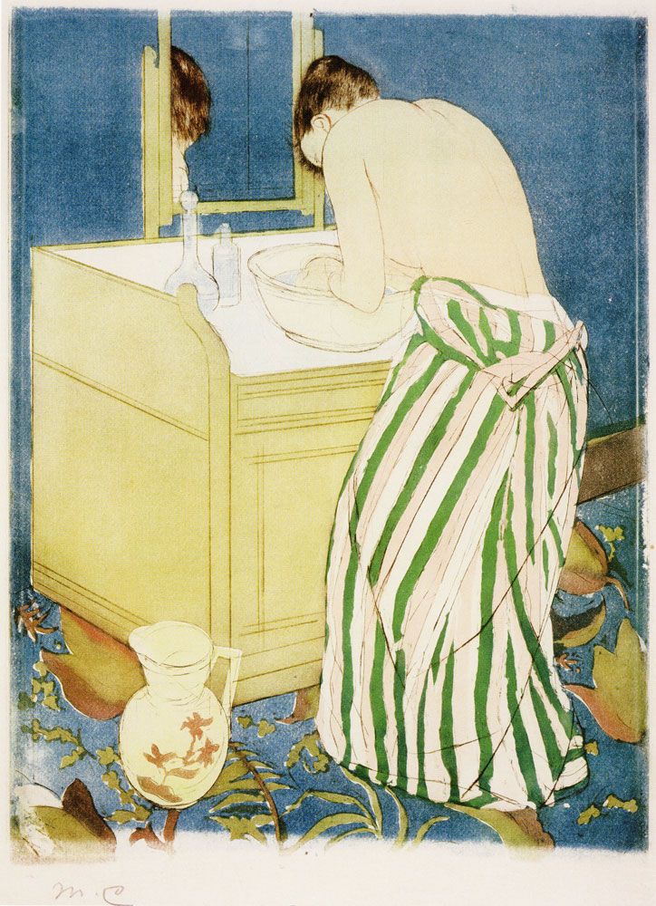 Mary Cassatt - Woman Bathing