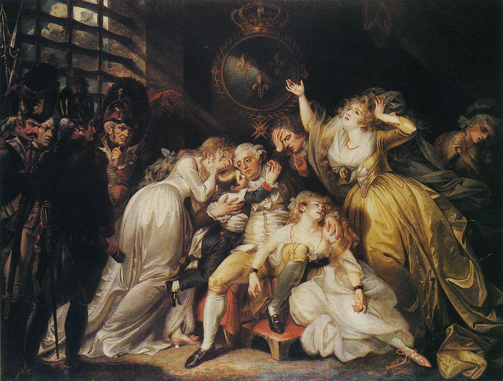 Mather Brown - Louis XVI Saying Farewell to His Family
