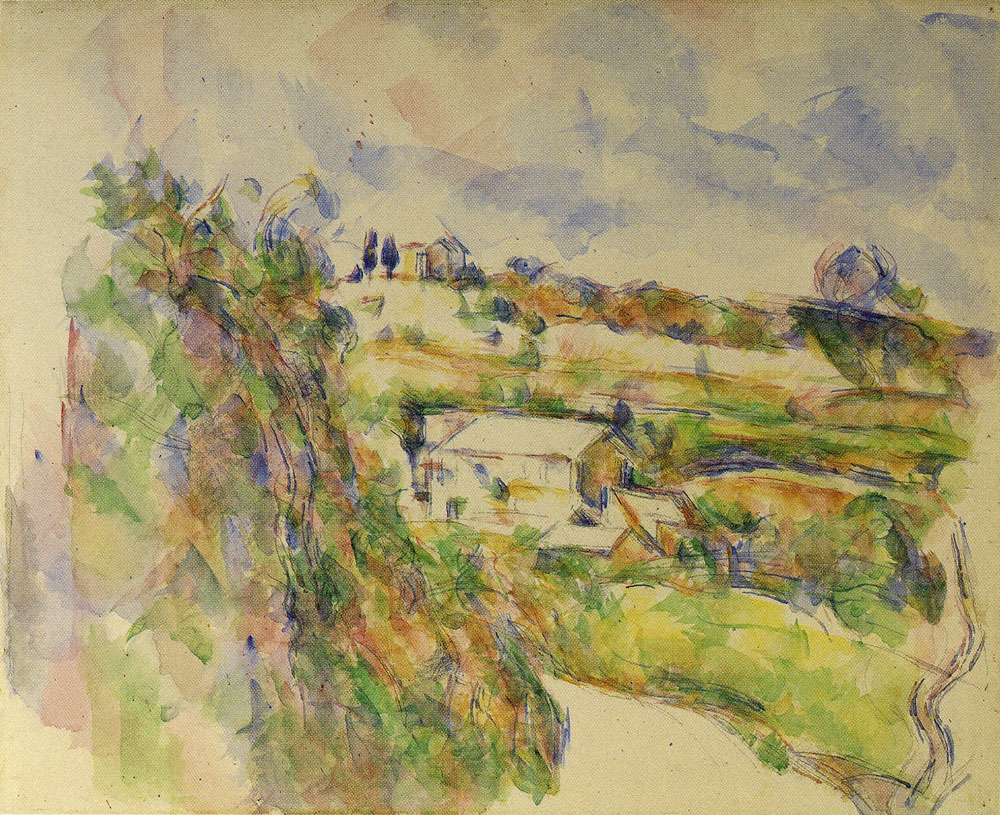 Paul Cézanne - Chemin des Lauves: The turn in the road