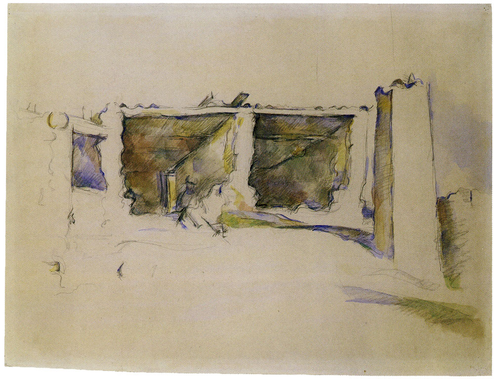 Paul Cézanne - Factory workshop in ruin