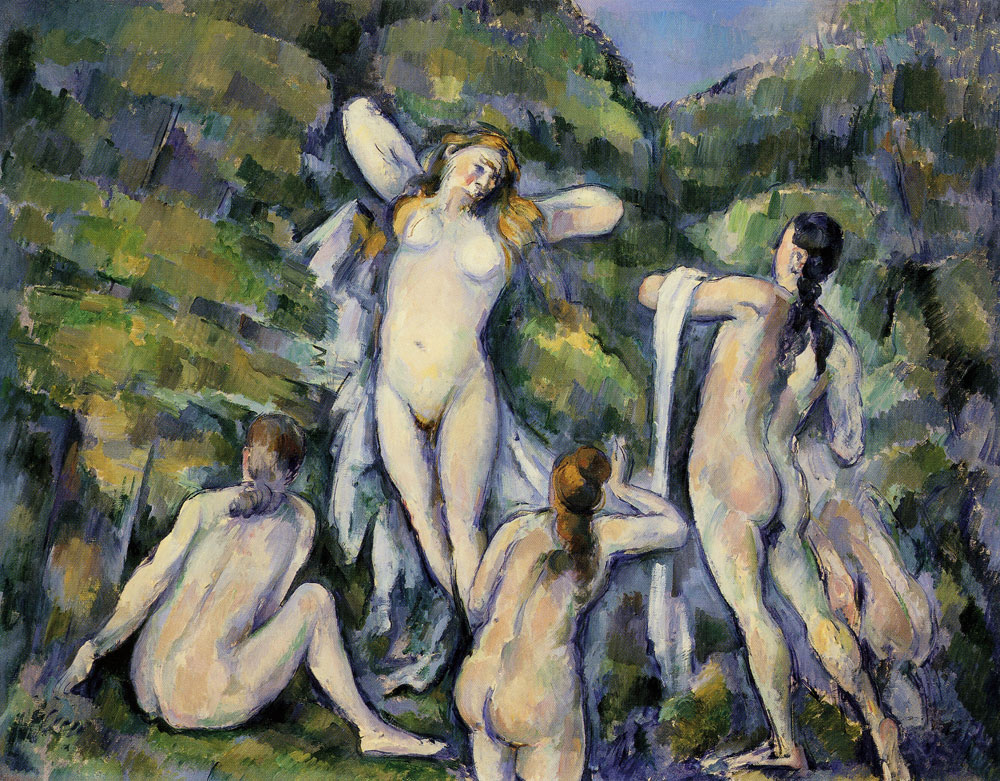 Paul Cézanne - Four bathers