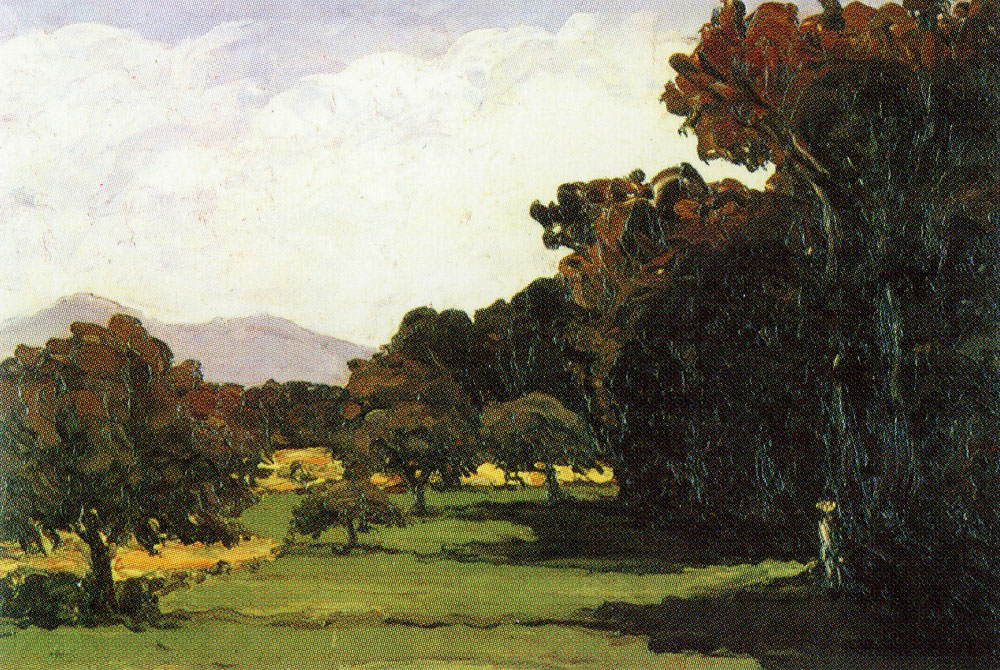 Paul Cézanne - Landscape near Aix