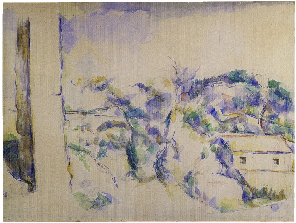 Paul Cézanne - Landscape near Aix