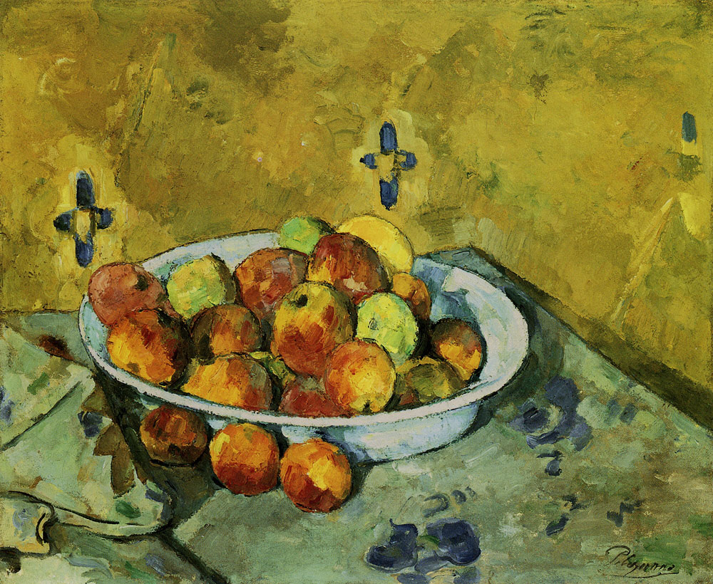 Paul Cézanne - The plate of apples