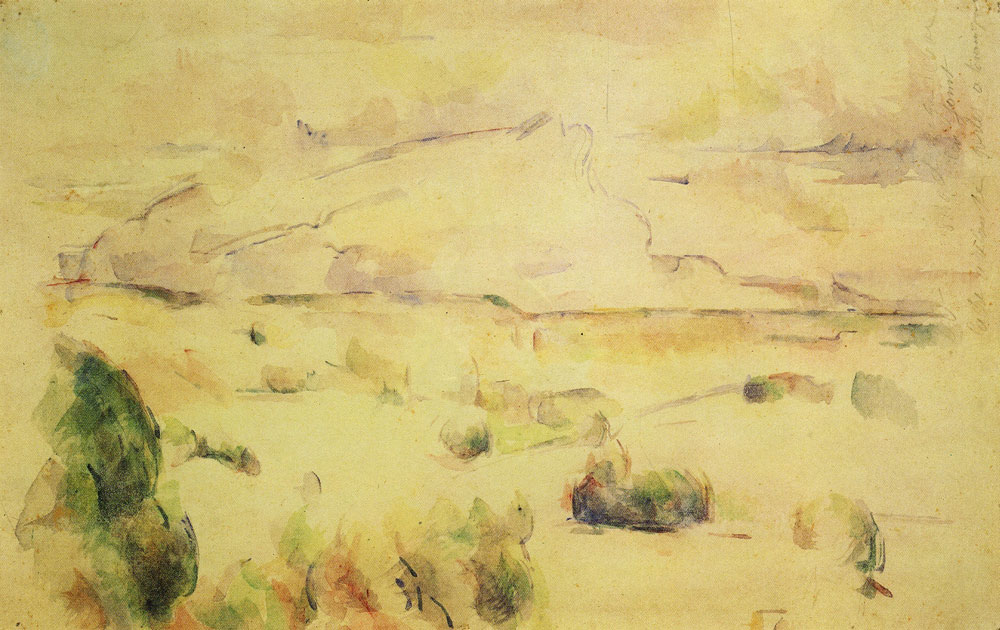 Paul Cézanne - Montagne Sainte-Victoire seen from Les Lauves