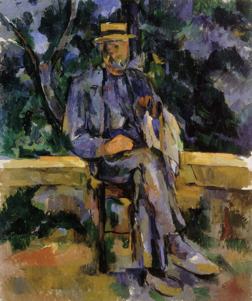 Paul Cézanne - Seated man