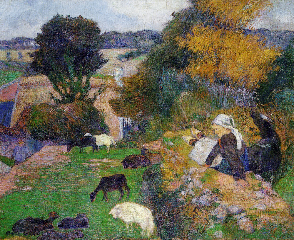 Paul Gauguin - Breton Shepherdess