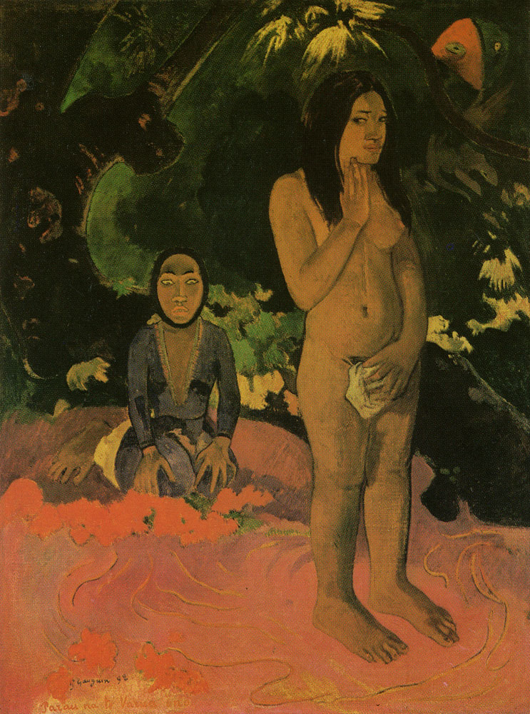 Paul Gauguin - Parau na te Varua ïno (Words of the Devil)