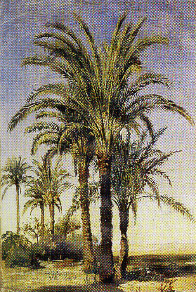 Prosper Marilhat - Palm Trees