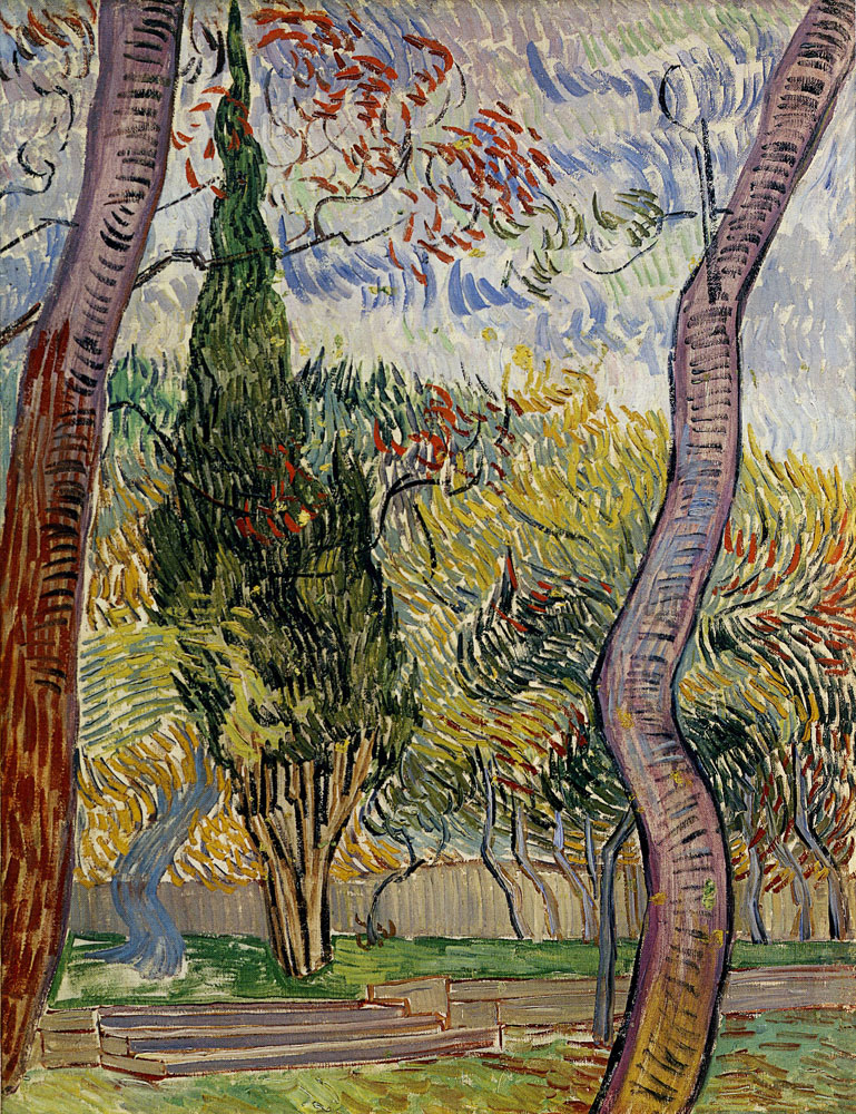 Vincent van Gogh - Park of the Asylum at Saint-Rémy