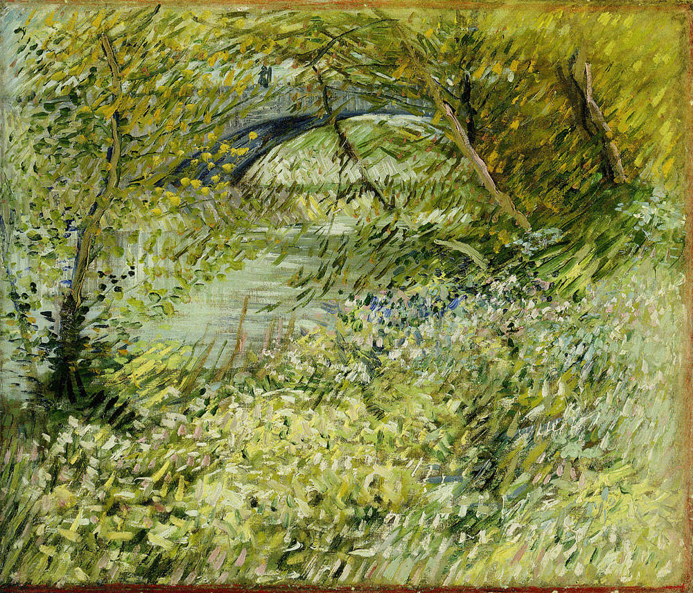 Vincent van Gogh - Banks of the Seine with the Pont de Clichy