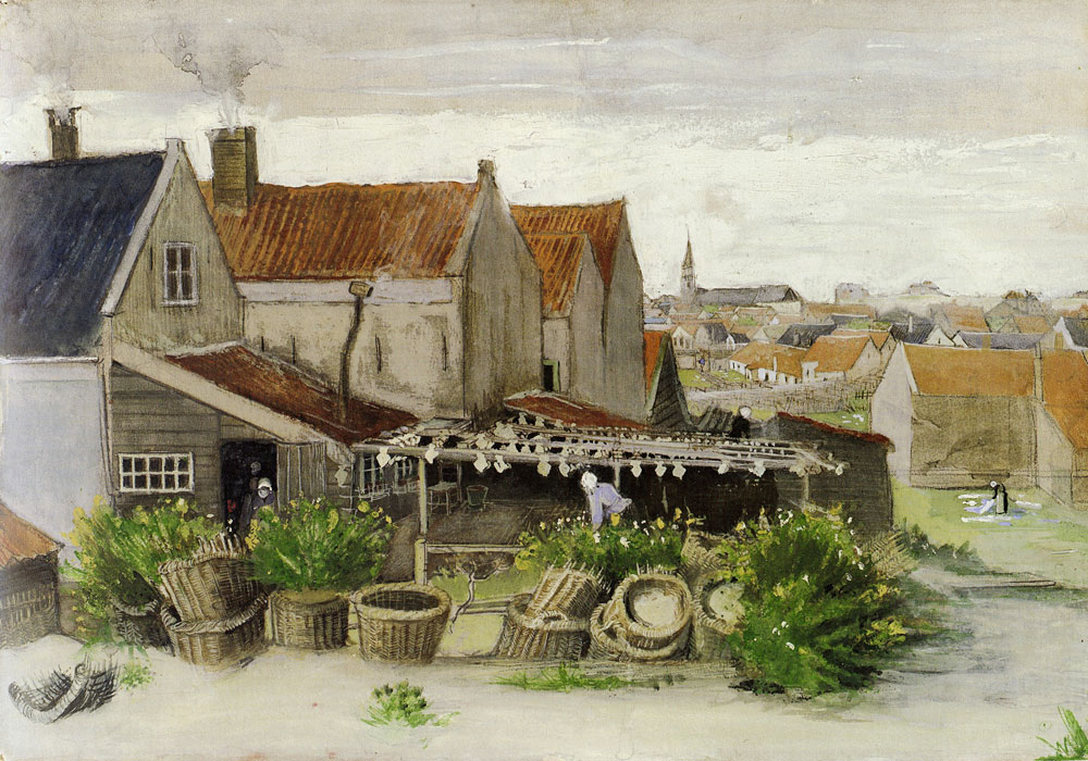 Vincent van Gogh - The Fish-Drying Barn at Scheveningen