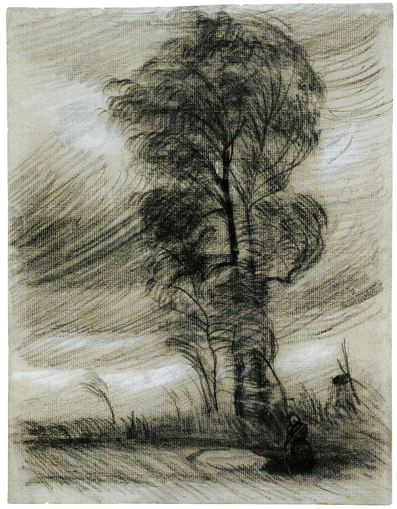 Vincent van Gogh - Landscape in stormy weather
