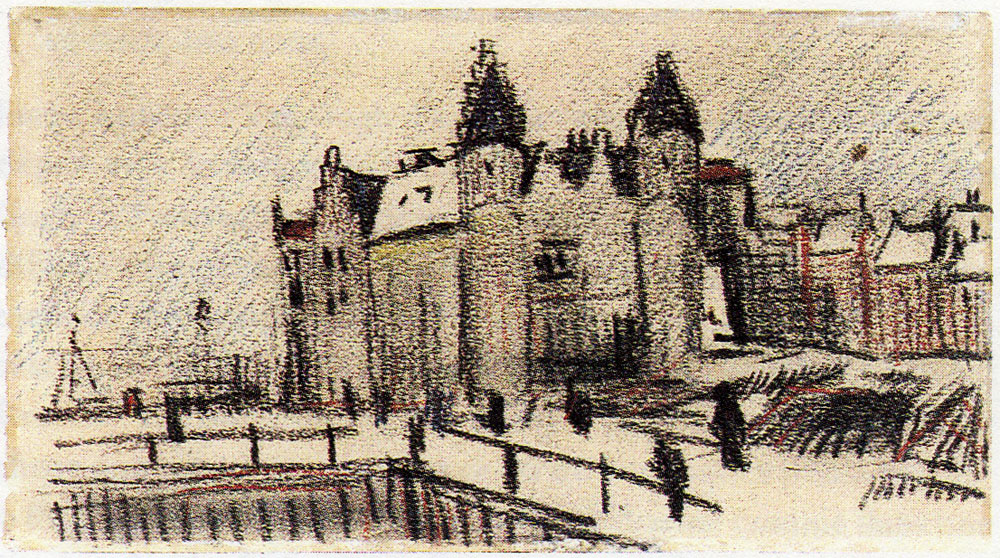 Vincent van Gogh - Kasteel Het Steen, Antwerp