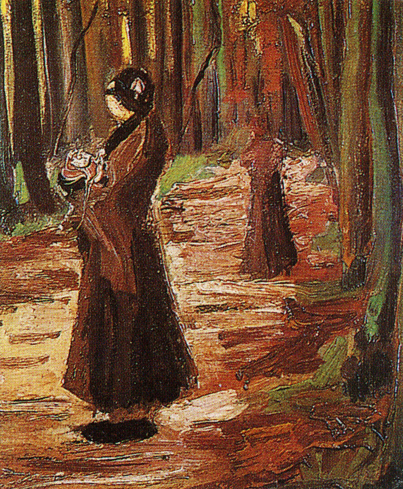 Vincent van Gogh - Two women in a wood