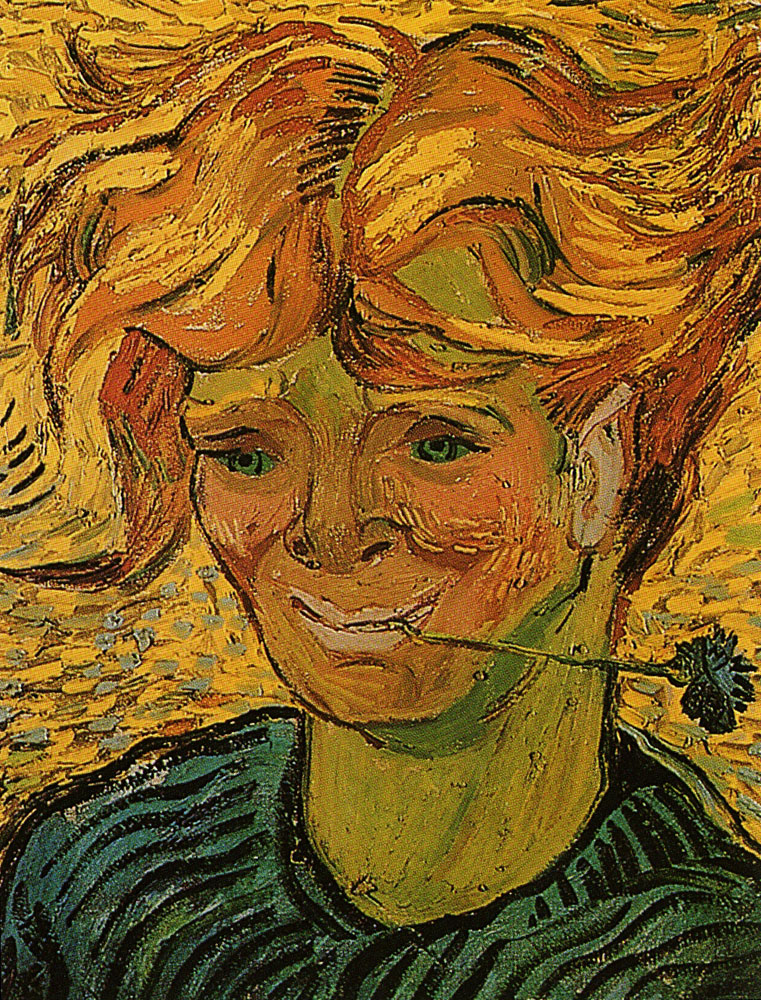 Vincent van Gogh - Young Man with Cornflower