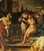 Artemisia Gentileschi Bathsheba at Her Bath