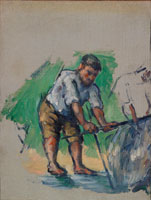 Paul Cézanne The Well Driller