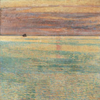 Childe Hassam Sunset at Sea